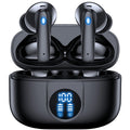 Wireless Earbuds, Bluetooth Headphones V5.4 Stereo Ear Buds with Noise Cancelling Mics, 60H Playback Mini Case with Dual LED Display, IP7 Waterproof In-Ear Earphones for Android Ios