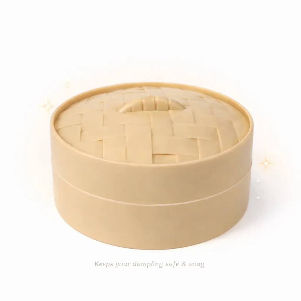 Dumpling Squishy – Mystery Bun Fidget Toy Soft TPR Material 3.35" X 2.17" Stress Relief Fun Unboxing Surprise Design Varies | Easter & Spring Basket Gift